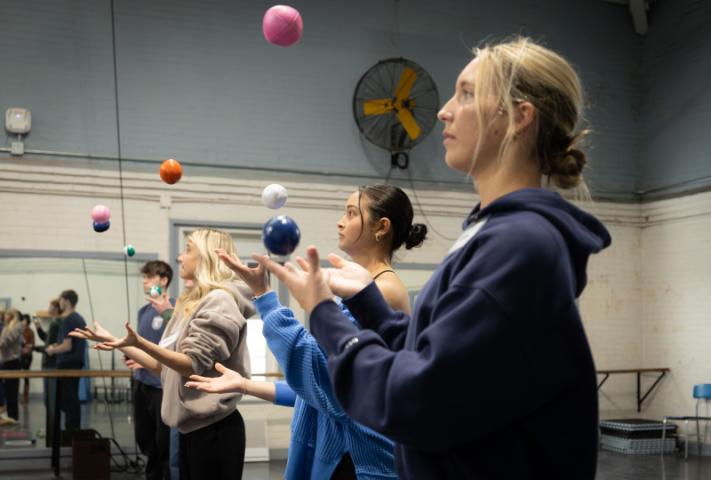 Students juggling multiple balls at once